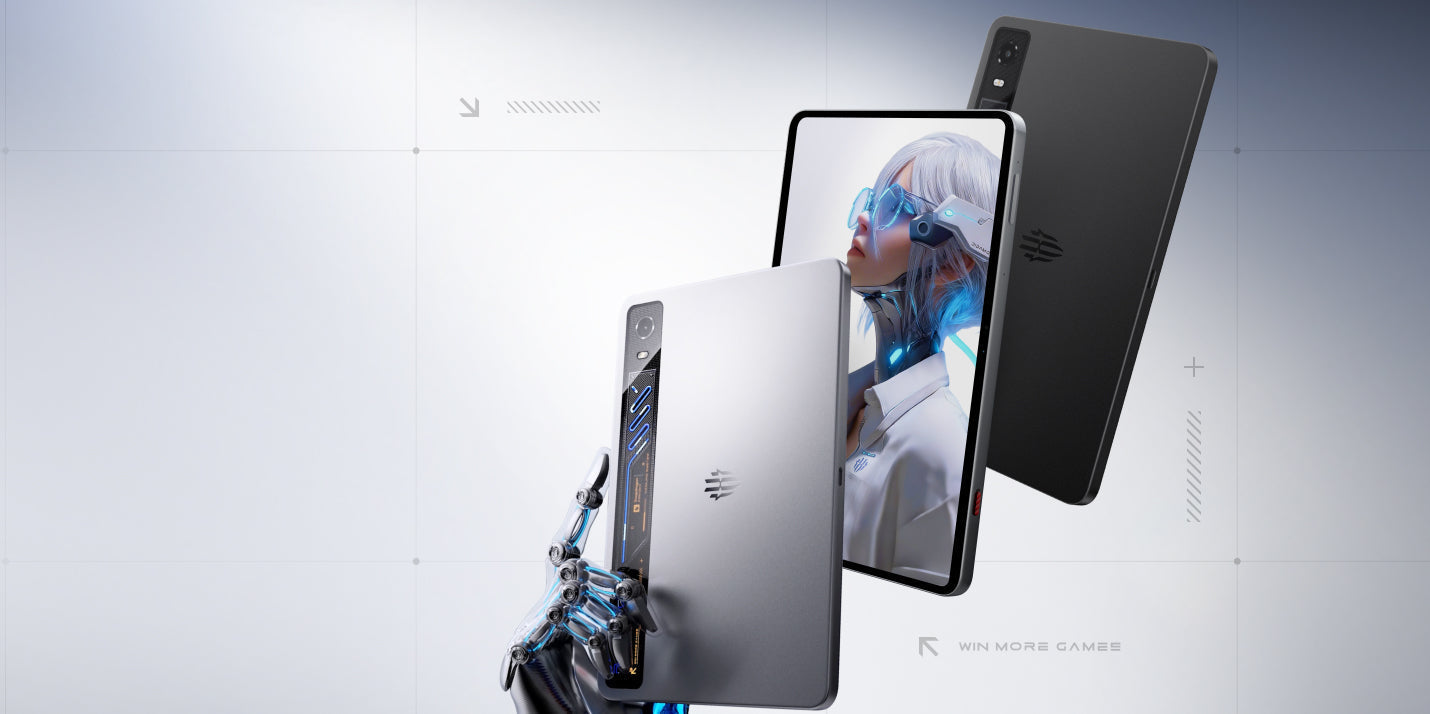 REDMAGIC Astra 2 gaming tablet with a large immersive screen.