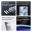Four-panel graphic showcasing REDMAGIC 11 Pro features including shoulder triggers, AI cube, waterproof design, and gaming OS optimization.
