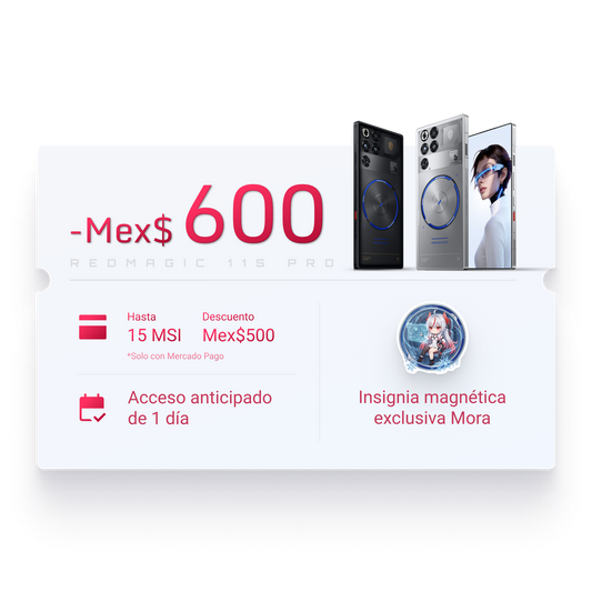 Beneficios Early Bird del REDMAGIC 11S Pro 