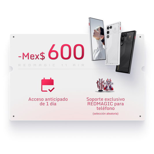 Beneficios Early Bird del REDMAGIC 11 Air 