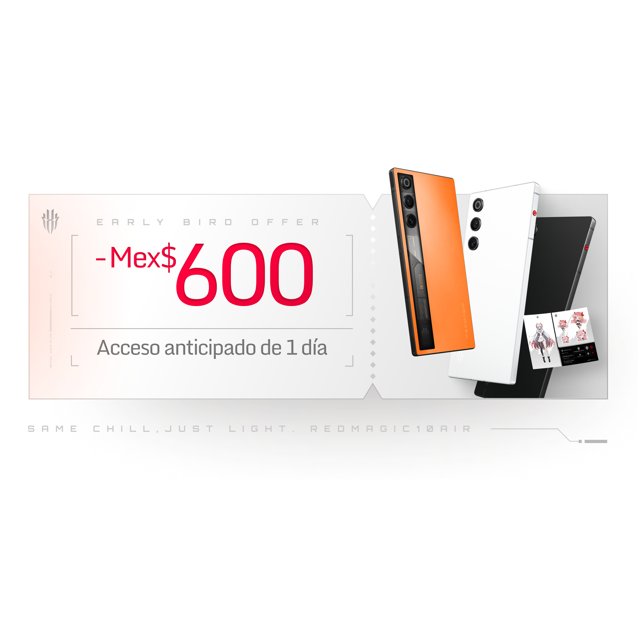 Oferta Early Bird del REDMAGIC 10 Air