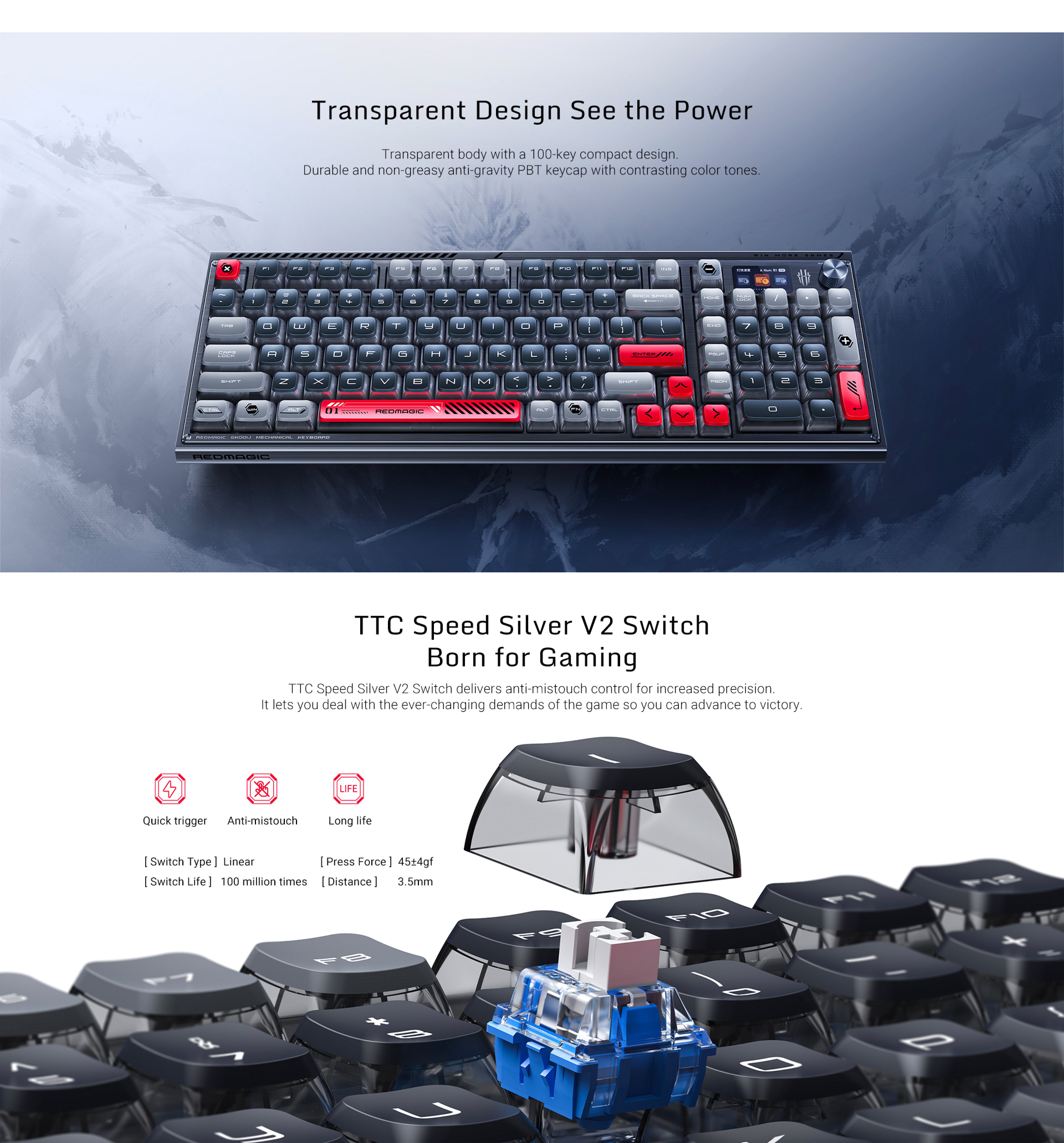 REDMAGIC Mechanical Keyboard REDMAGIC (Mexico)